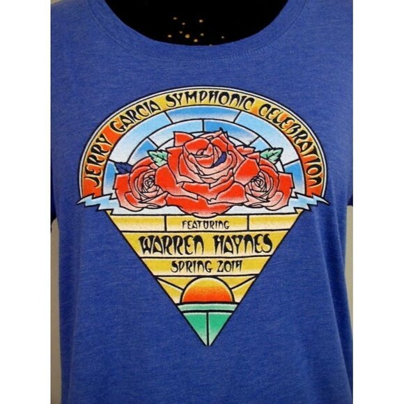 Jerry Garcia Symphonic Celebration Womens Tee - Picture 2 of 6